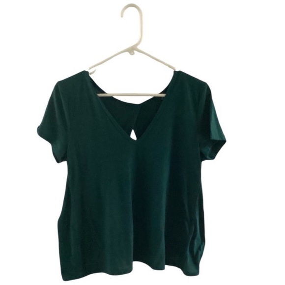 Victoria's Secret Tops - Victoria’s Secret Open Back Tee Green Size Medium